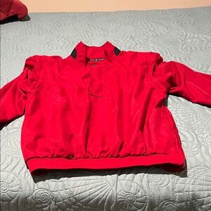 Red Windbreaker Jacket
